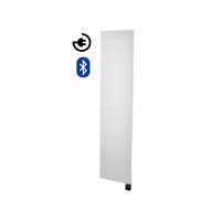 Radiator Elektrisch Met Bluetooth Sanicare Denso 180 x 40 cm Mat Wit Thermostaat Chroom