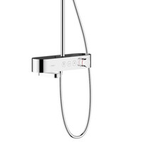 Regendouche set HansGrohe Pulsify S Showerpipe 260 1 Jet Met Badthermostaat ShowerTablet Select 400 Chroom