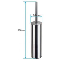 Toiletborstelhouder voor Wandbevestiging Boss & Wessing RVS Geborsteld