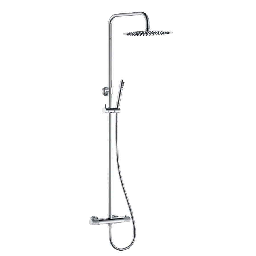 Regendoucheset Opbouw Wiesbaden Ridged Opbouw Chroom