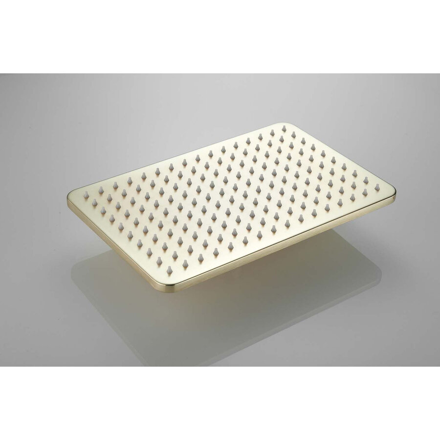 Hoofddouche AquaSplash Vision Rechthoekig 30x20 cm Mat Goud