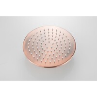 Hoofddouche AquaSplash Vision Rond 20 cm Geborsteld Koper