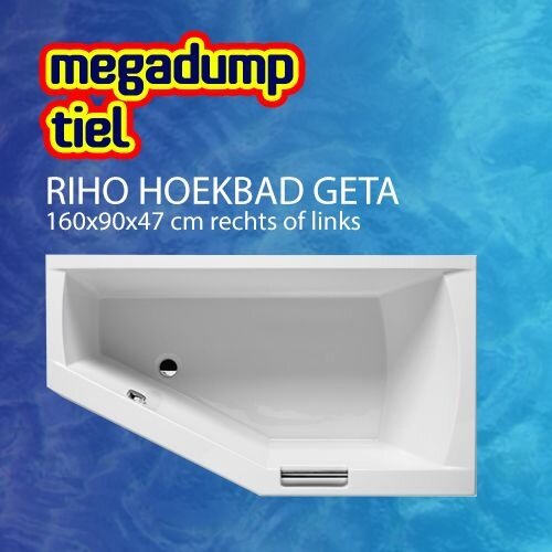 Hoekbad Geta 160X90X47 Cm Rechts/Links Wit 
