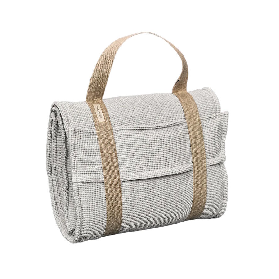 Saunasofa Calm Mat en Kussen Met Draagriem Grijs