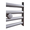 Sanicare Radiator Sanicare Snode Met Wifi 172 x 60 cm Zilver Grijs Met Thermostaat Zwart