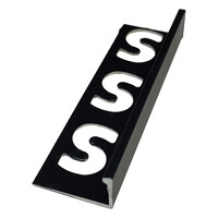 Tegelprofiel Faktum Recht Alu Mat Zwart 11 mm - 250 cm