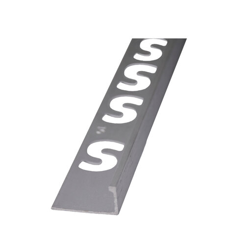 Tegelprofiel Faktum Recht Aluminium Zilver Mat 12,5 mm - 250 cm 