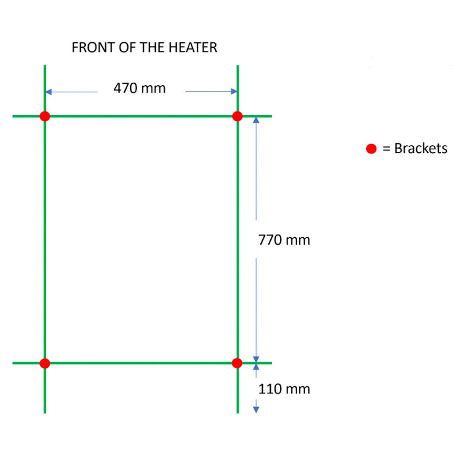Designradiator TVS Nemo Wit 99 x 51 cm