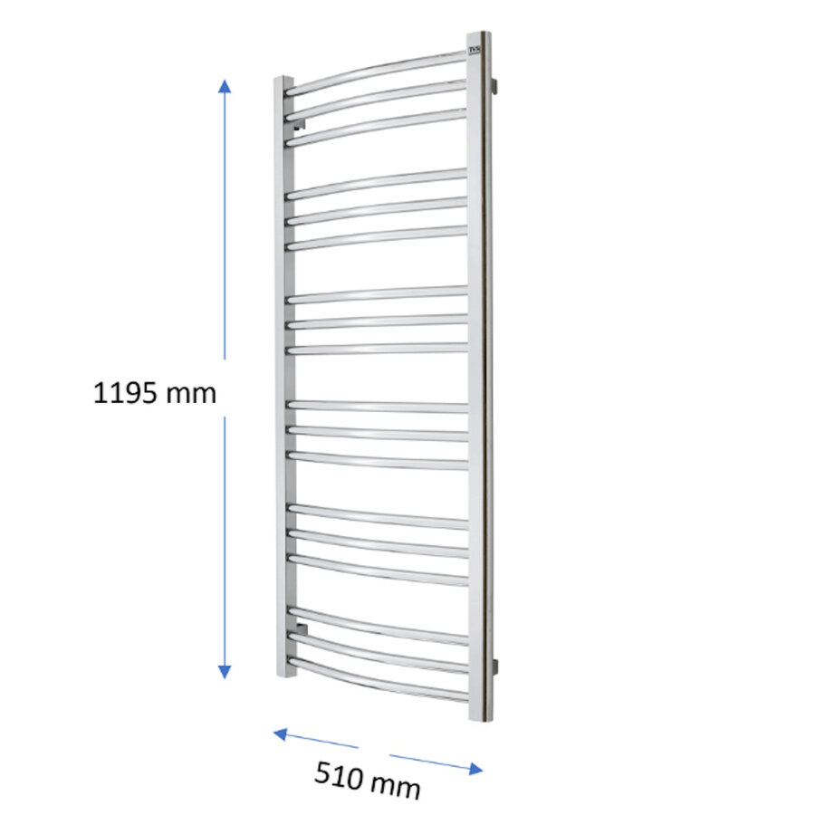 Designradiator TVS Nemo Wit 119.5 x 51 cm