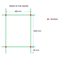 Designradiator TVS Nemo Wit 119.5 x 51 cm