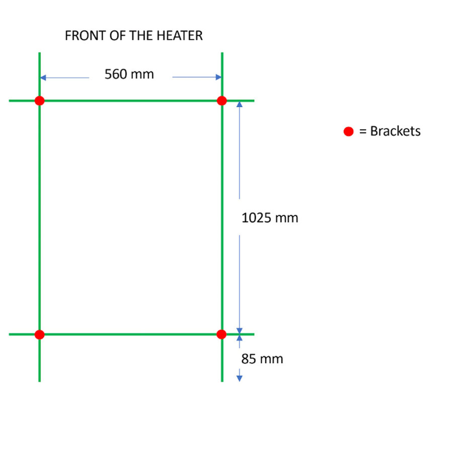 Designradiator TVS Nemo Wit 140 x 61 cm