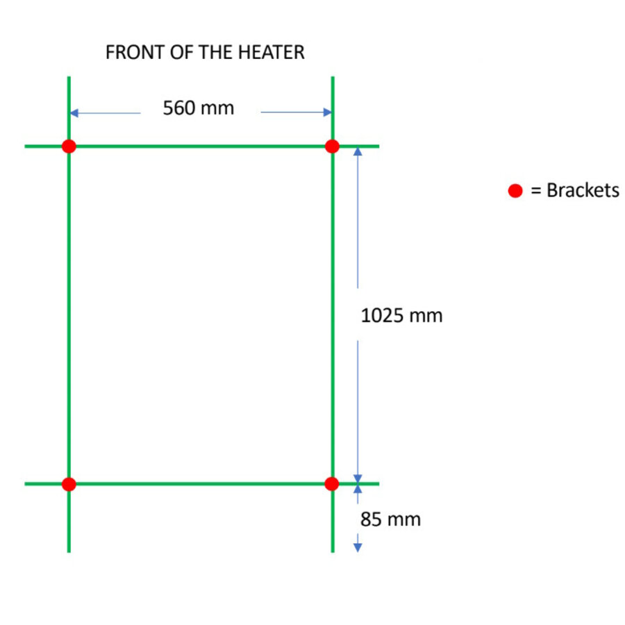 Designradiator TVS Nemo Chroom 140 x 61 cm