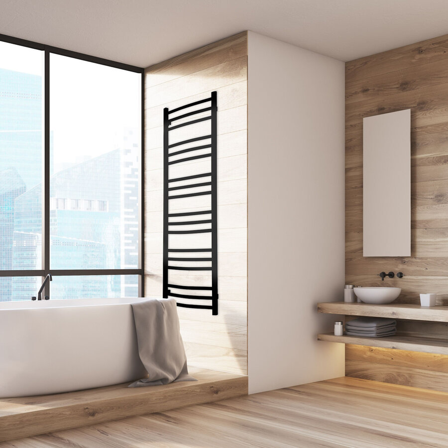 Designradiator TVS Nemo Zwart 119.5 x 51 cm