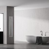 Designradiator TVS Vino 3 Chroom 140 x 25 cm