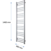 Designradiator TVS Kosmo Wit 140x36 cm