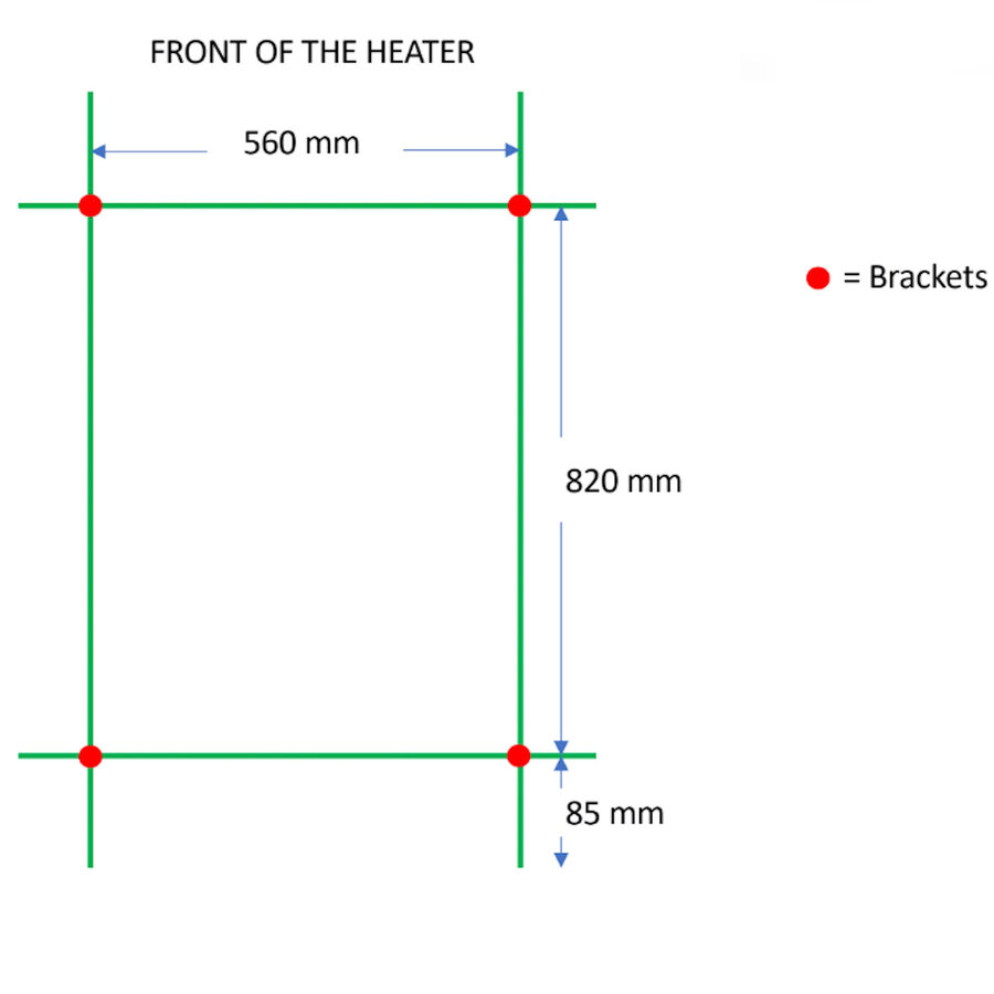 Designradiator TVS Eco Chroom 99 x 61 cm