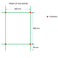 Designradiator TVS Dino Chroom 104x50 cm