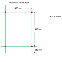 Designradiator TVS Pivo Chroom 59x50 cm