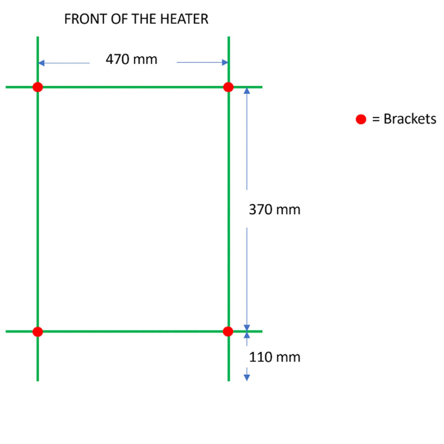 Designradiator TVS Pivo Chroom 59x50 cm