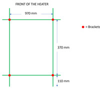 Designradiator TVS Pivo Chroom 59x100 cm