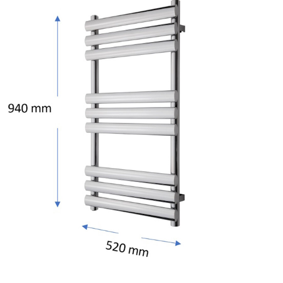 Designradiator TVS Milo Wit 94x52 cm