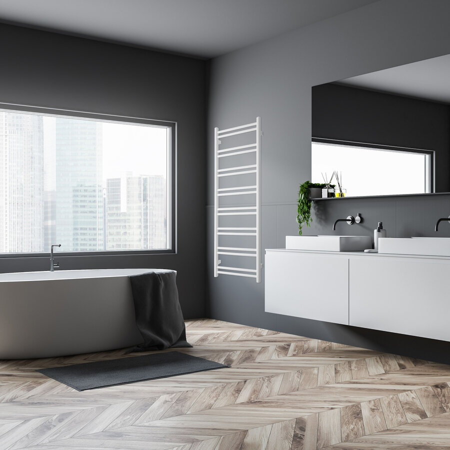 Designradiator TVS Duo Wit 124x50 cm