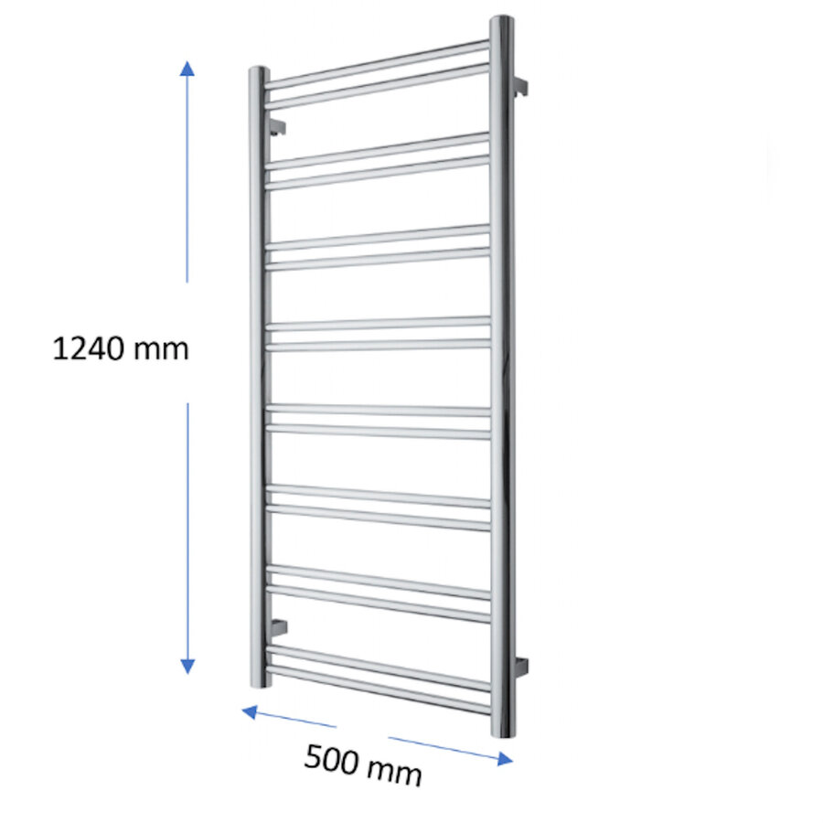 Designradiator TVS Duo Chroom 124x50 cm
