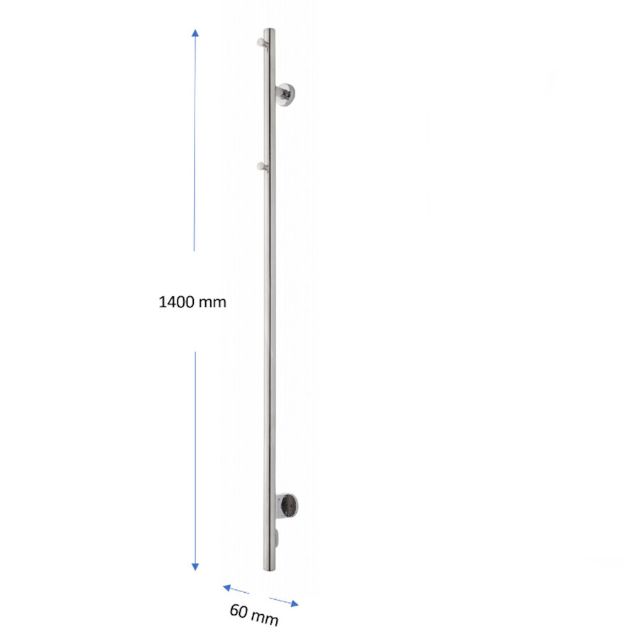 Elektrische Radiator TVS ELDO 1 Wit met Timer 140x6 cm