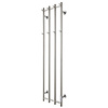 Elektrische Radiator TVS ELDO 4 Gepolijst RVS met Timer 140x34.5 cm