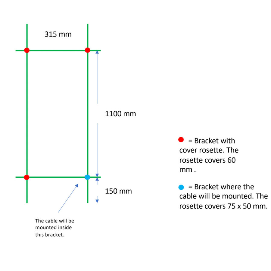 Elektrische Radiator TVS ELDO 4 Wit met Timer 140x34.5 cm