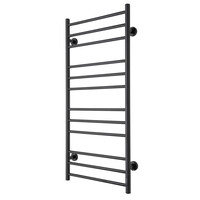 Elektrische Radiator TVS ELDO 12 L Mat Zwart met Timer 116x53 cm