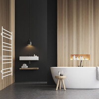 Elektrische Radiator TVS ELDO 12 L Wit met Timer 116x53 cm