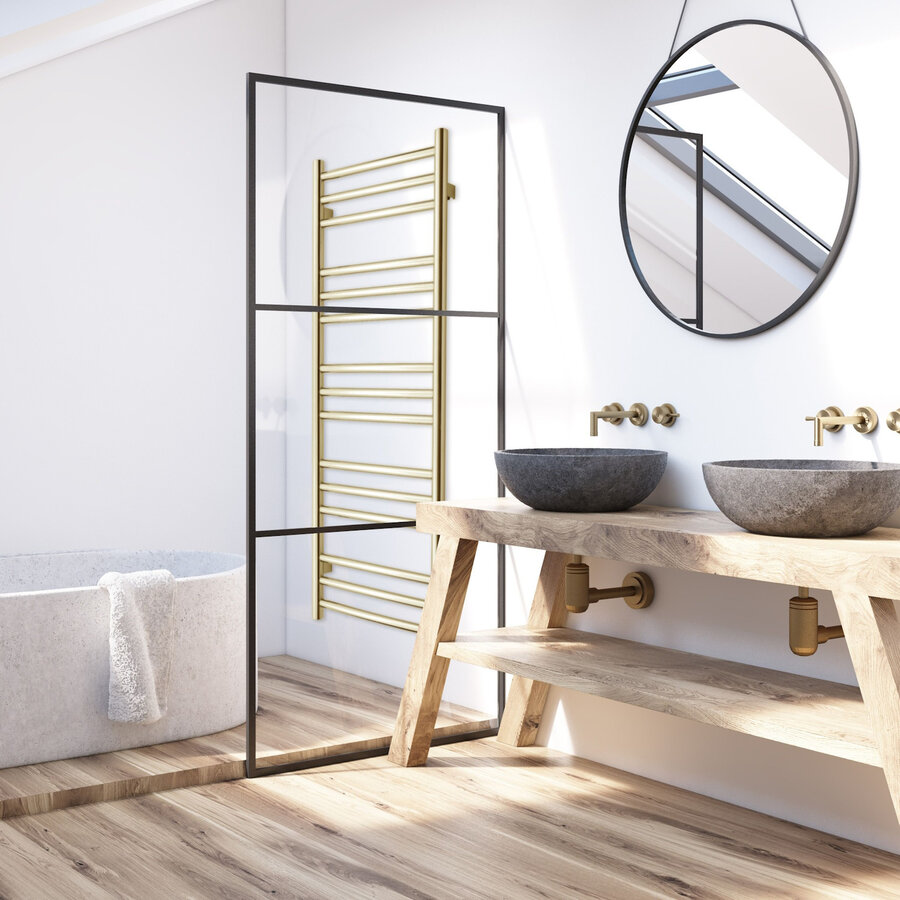 Designradiator TVS PLUS 15-500 Goud 99 x 50 cm