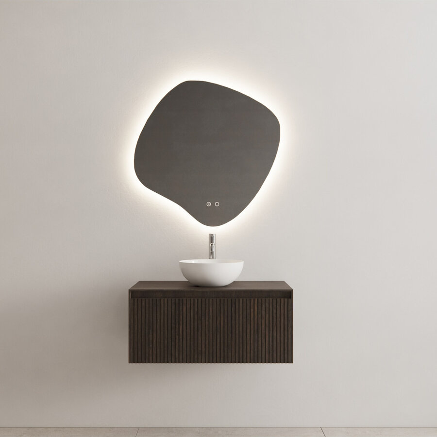 Onderkast Gliss Design Timotheus 60 CM Incl. Topplaat Charcoal