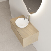 Onderkast Gliss Design Timotheus 90 CM Incl. Topplaat Ash Grey