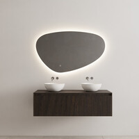 Onderkast Gliss Design Timotheus 140 CM Incl Topplaat Charcoal