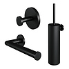 Brauer Toiletaccessoire Set Brauer Black 3-in-1 met PVD coating Mat Zwart