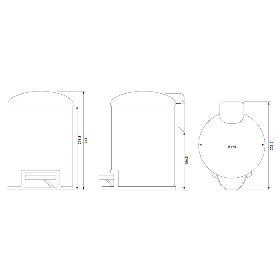 Pedaalemmer Brauer Chrome Edition 3L Chroom