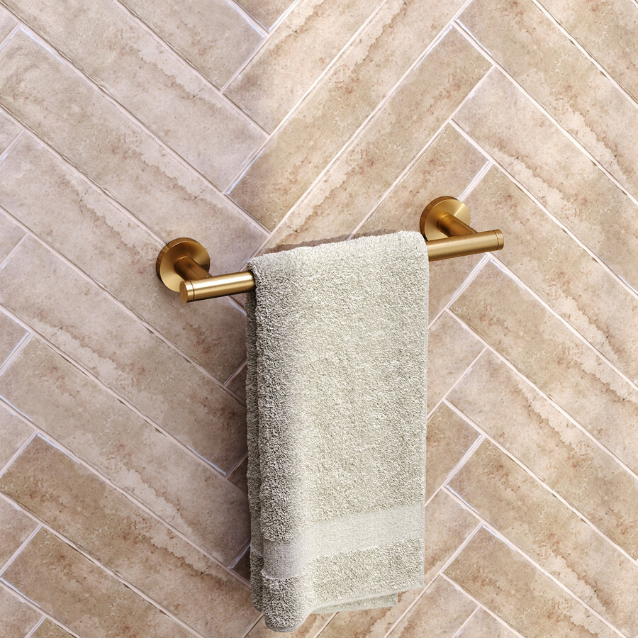 Handdoekrek Brauer Gold Edition 30 Cm Goud Geborsteld PVD