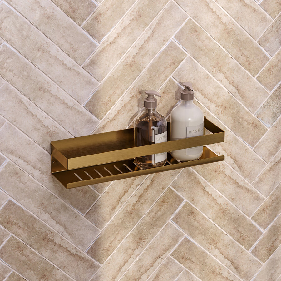 Doucherek Brauer Gold Edition 40 Cm Goud Geborsteld PVD