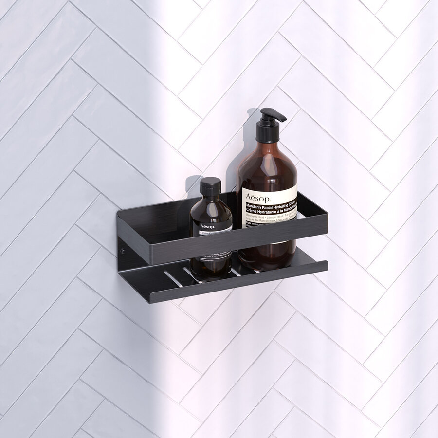 Doucherek Brauer Gunmetal Edition 23 Cm Gunmetal Geborsteld PVD