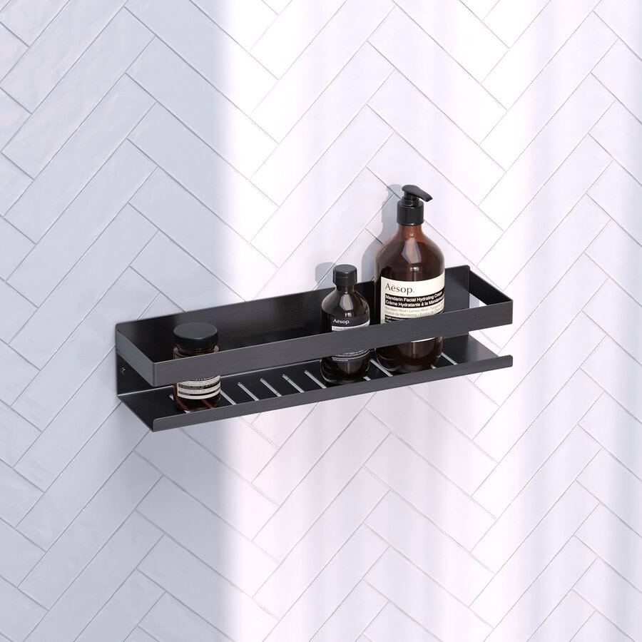 Doucherek Brauer Gunmetal Edition 40 Cm Gunmetal Geborsteld PVD