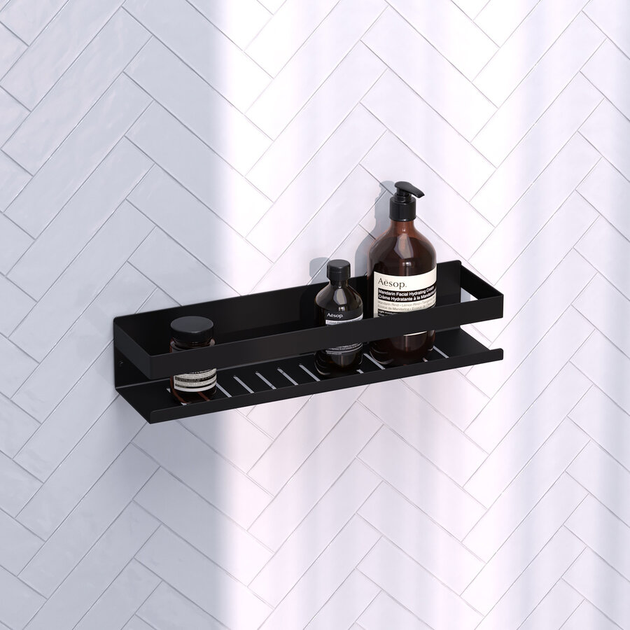 Doucherek Brauer Black Edition 40 Cm Mat Zwart