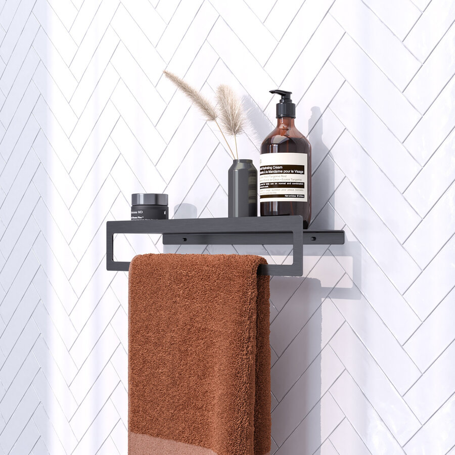 Handoekrek Brauer Gunmetal Edition Met Planchet Gunmetal Geborsteld PVD