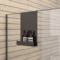 Doucherek Brauer Gunmetal Edition Hangend met Glasklem Gunmetal Geborsteld PVD