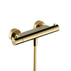 Hotbath Thermostatische Douchemengkraan Hotbath Ace Met 1/2 Doucheslang Onder aansluiting 26.6 Cm Geborsteld Messing PVD