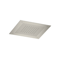 Inbouw hoofddouche Hotbath Ace Velvet & Rainshower 38x38 cm Geborsteld Nikkel