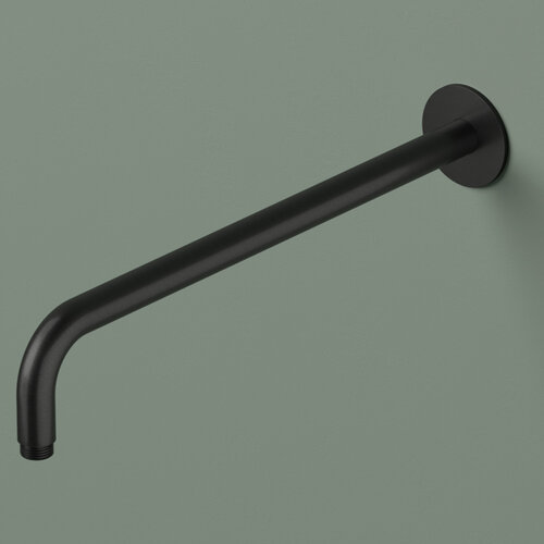 Wandarm Hotbath Ace 42 cm Geborsteld Zwart PVD 