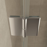 BWS Douchecabine | Kwartrond 90x90x200cm | 1 deur Links | 8mm NANO coating glas