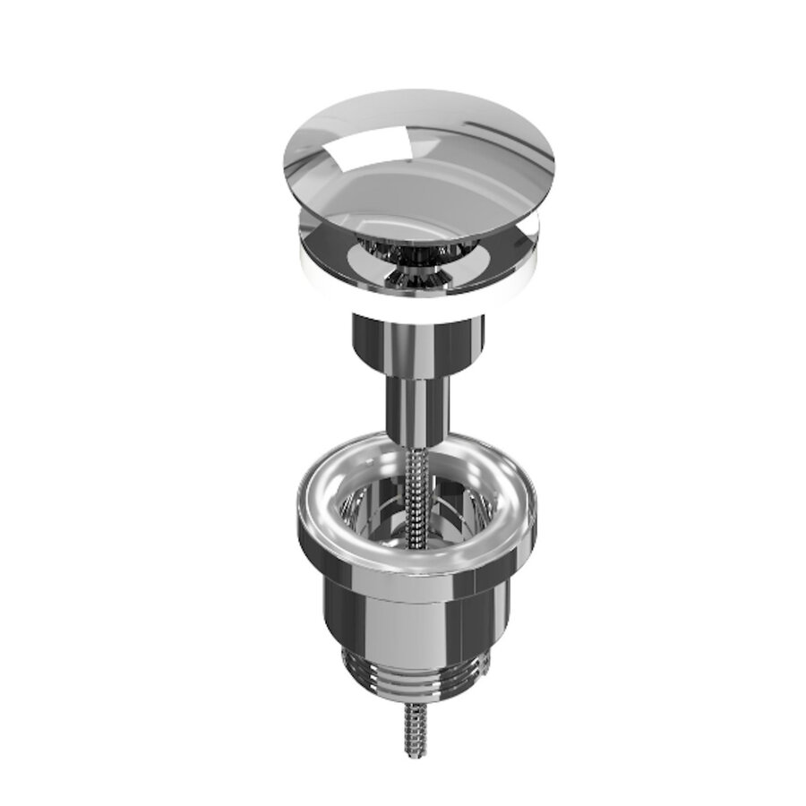 Fonteinpack Hit Basic-Line Porselein Glans Wit (kraangat links) Chroom